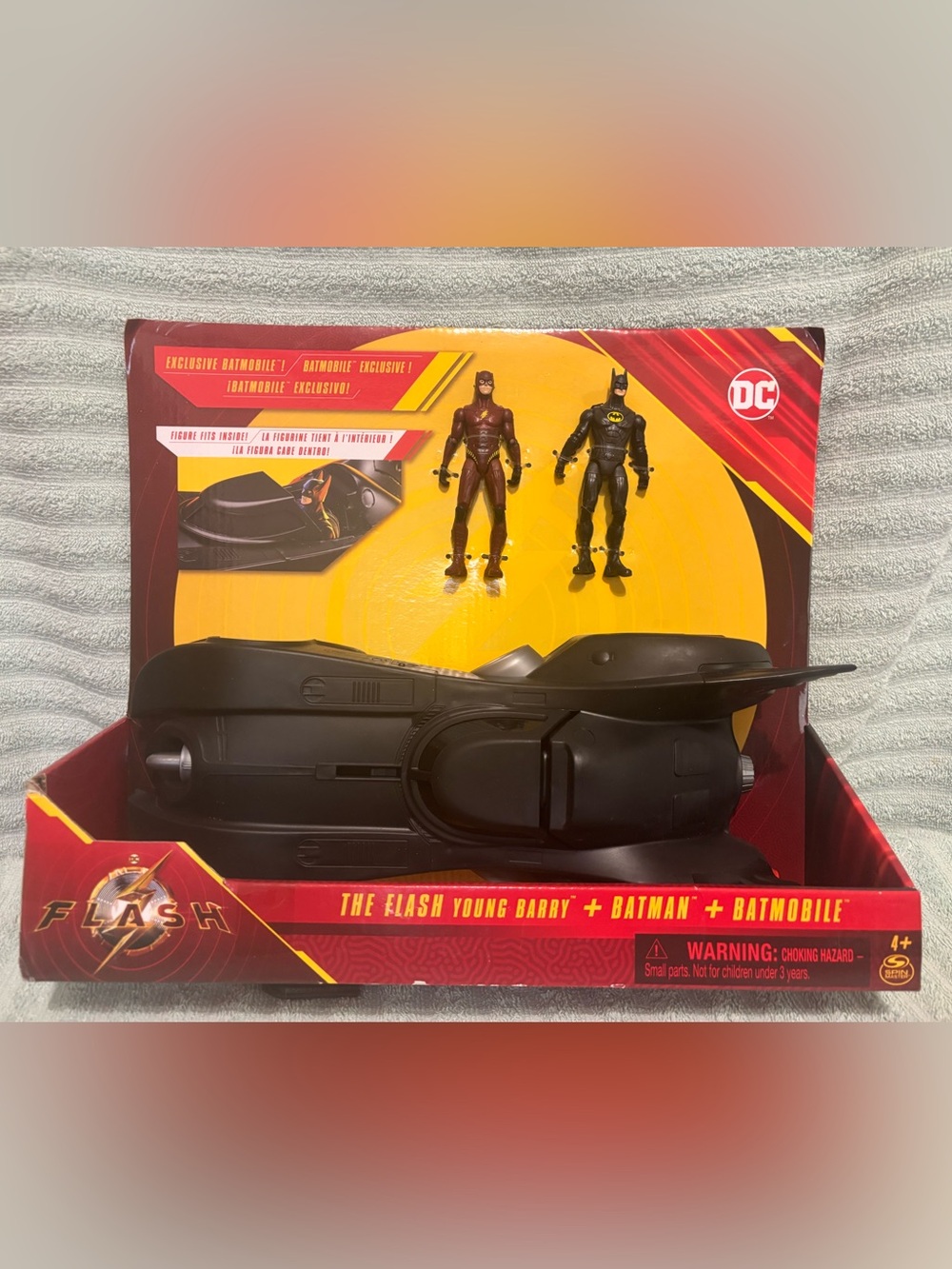 DC The Flash & Batman Batmobile Playset - Black NEW…
